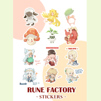Image 1 of Monsters and joke stickers [RUNE FACTORY]