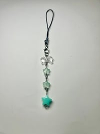 Blue stars phone charm
