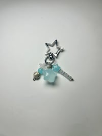 Blue stars key chain 