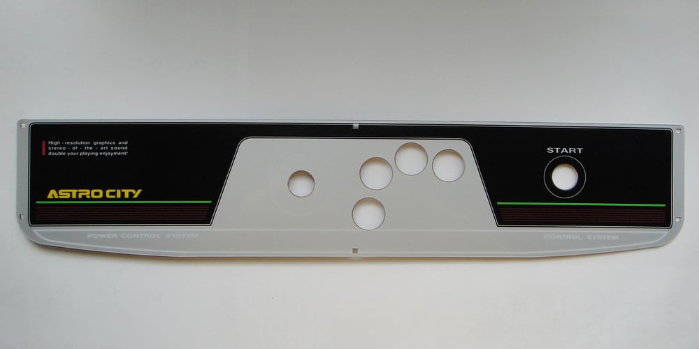 Image of SEGA Astro City 1L4B Overlay
