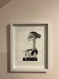 Image 2 of Jackie – Graphite and Charcoal Fine Art Print on 100% Cotton Paper by Hayes McRae