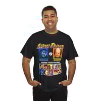 Image 2 of Street Frasier mashup Unisex Heavy Cotton Tee Black