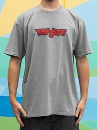 Image 1 of Senate "Metal" Logo Heavyweight Tee - GREY