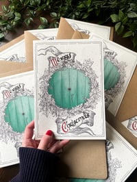 Image 1 of Hobbit Door Christmas Card 