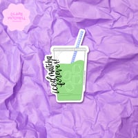 Iced Matcha Forever Sticker