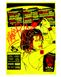 Image 1 of Viva Le Punk Festival Poster 2003 at CBGB NYC Screen Print Official Poster