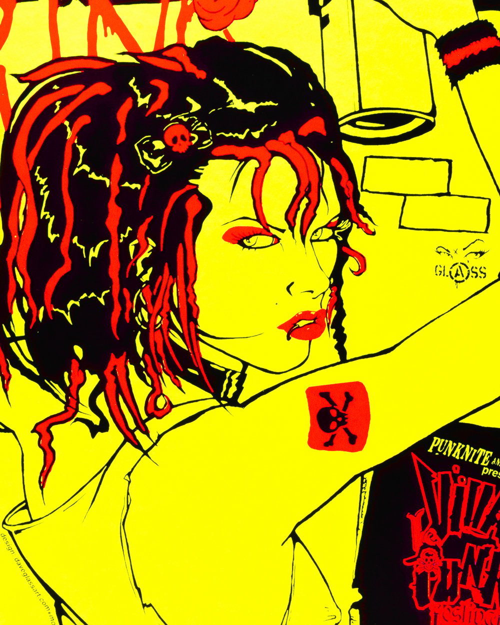 Viva Le Punk Festival 2003 at CBGB NYC Official Poster | DAWN 11:11