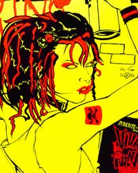 Image 3 of Viva Le Punk Festival Poster 2003 at CBGB NYC Screen Print Official Poster