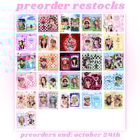 PREORDER: Acrylic Photocard Holders & Keychains Restocks Sep - Oct 2025