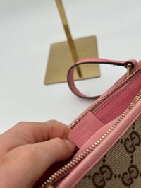 Image 23 of Gucci GG Canvas Eclipse Pink Leather Tote Bag