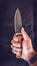 Cuchillo Golpe de fe, olivo