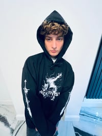 Image 1 of BONES - Hard in the game HACKTIVIST hoodie 