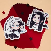 Image 1 of STICKERS - Innocent bby, pure evil  (E23)