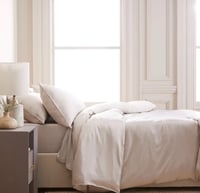 Image 3 of QUINCE- BAMBOO Duvet Cover Cali/King- Sand 