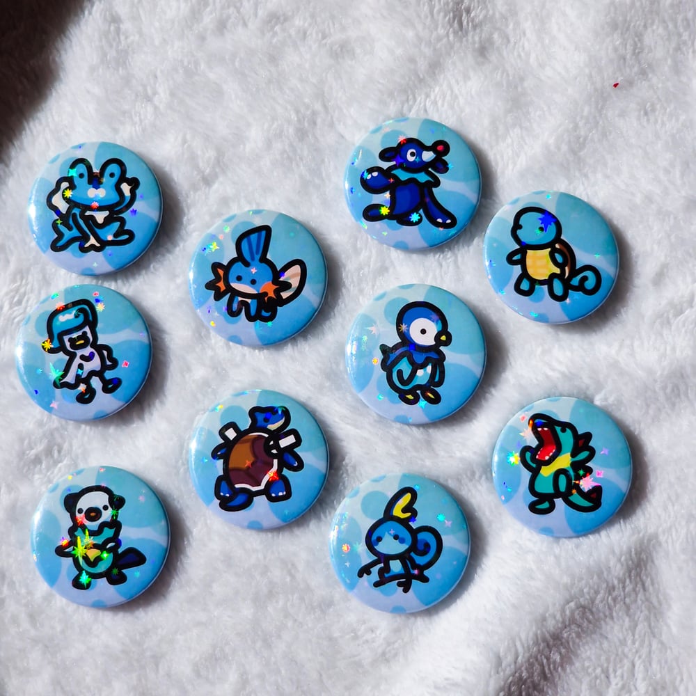 Image of !! NEW !! Pokemon Holo Badges