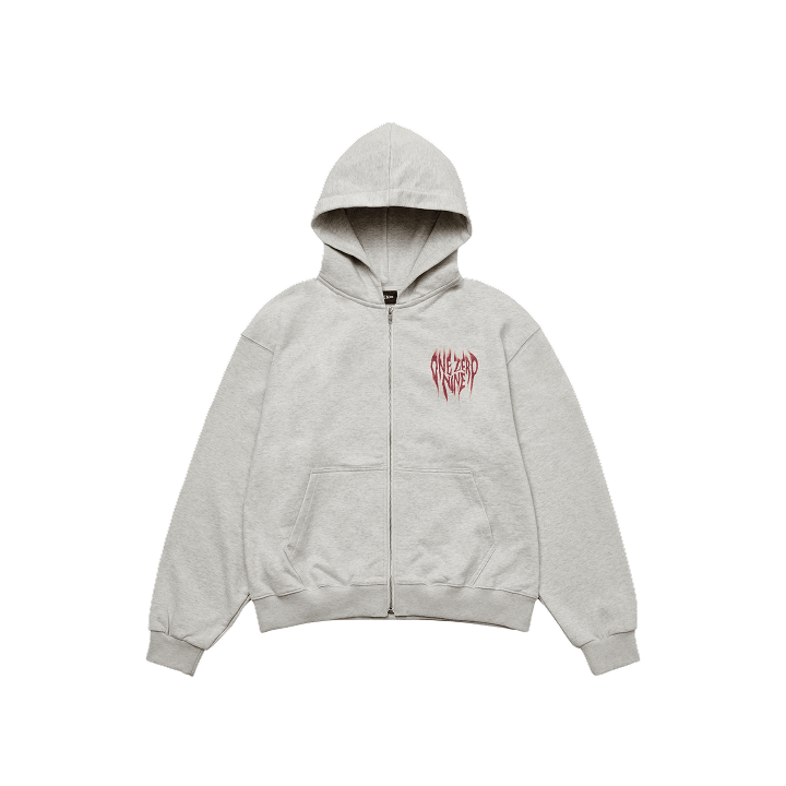 Image of [PRE-ORDER] Enhypen Sunghoon 109 Zip-Up Hoodie (Ivory)