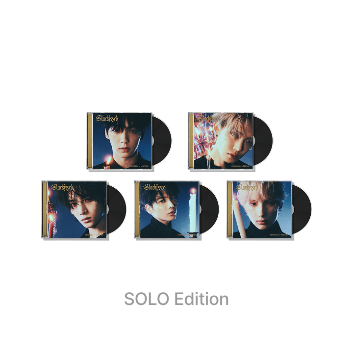 Image of [PRE-ORDER] TXT JP 3rd Album ‘Starkissed’ (Solo Edition) + Weverse Shop POBs
