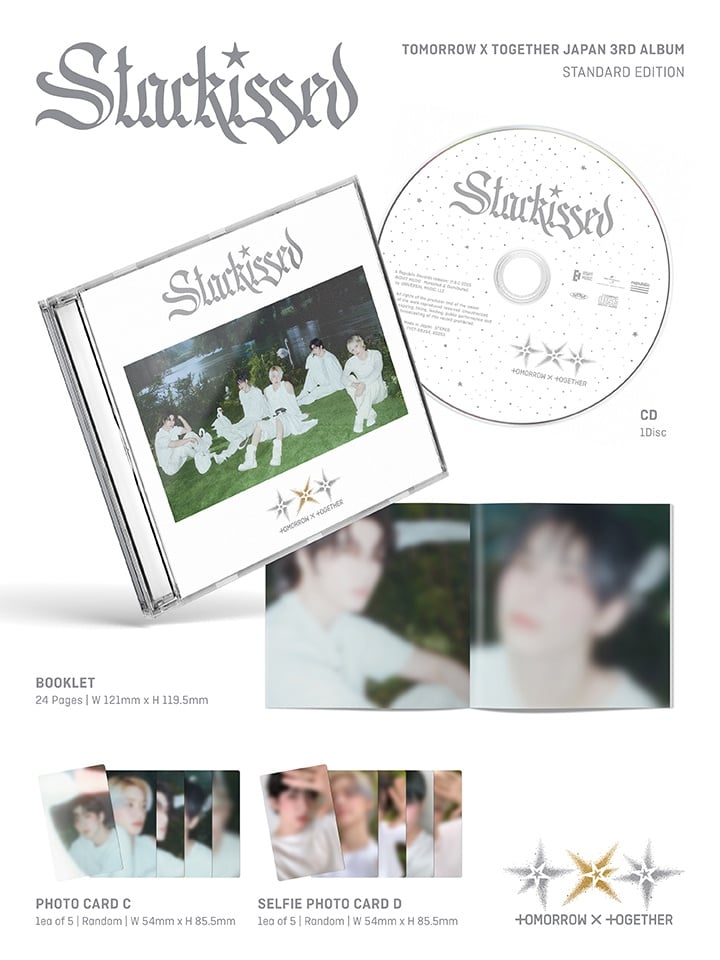 Image of [PRE-ORDER] TXT JP 3rd Album ‘Starkissed’ (Standard Edition) + Weverse Shop POBs