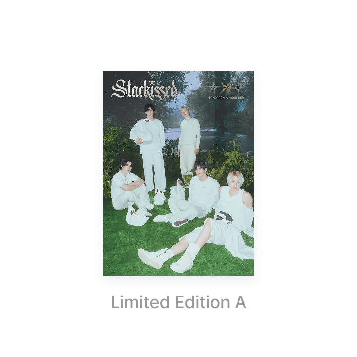 Image of [PRE-ORDER] TXT JP 3rd Album ‘Starkissed’ (Limited Edition A) + Weverse Shop POBs