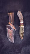 Cuchillo El Buen Samaritano, damasco