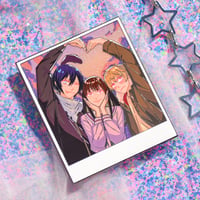 Image 2 of Stray God Trio hard enamel pin