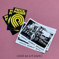 6 stickers - free U.S. shipping!