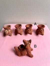 Image 3 of Clay Animal Candle Stands