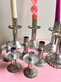 Image 2 of Tin Candle Stands