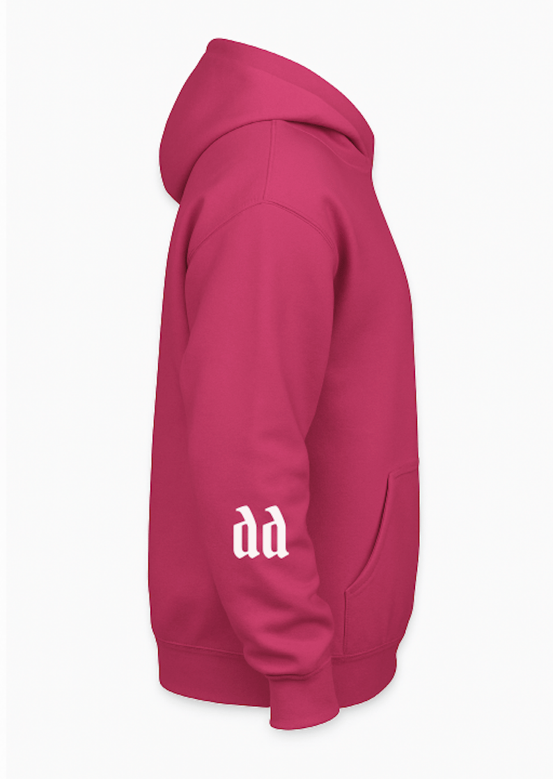 Image of Dubba Down Hoodie (Hot Pink)