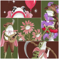Image 3 of Complete Set of all 22 Frog Prints
