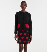 Image 2 of Falda corta con estampado heart attack