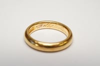 Image 3 of Antique 22k Yellow Gold Wedding Band 