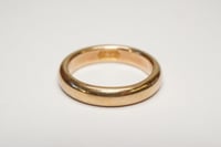 Image 3 of Antique 14k Yellow Gold Wedding Band