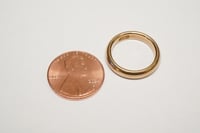 Image 6 of Antique 14k Yellow Gold Wedding Band