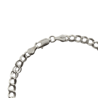 Image 2 of .925 Italian Silver Chain Bracelet 