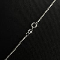 Image 2 of .925 Italian Silver Rope Chain Necklace - 20in