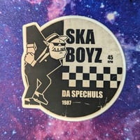 Image 2 of Vintage Ska Boyz Record Label - 3 inch Matte Vinyl Sticker