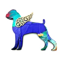 Boxer Rainbow Angel Ornament NO.47
