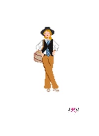 Image 1 of Needlepoint Canvases - Iconic Women Series