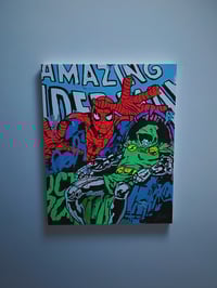 Image 2 of run, until you feel nothing at all (original painting)