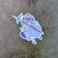 Image 2 of Trench Filth Cutie Crusader - 2.5 inch Glossy Vinyl Sticker