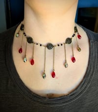 Image 3 of Broken Thrown Necklace- Red Queen Series 