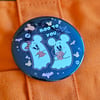 Boo to you Button