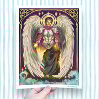 Image 2 of Light in the Valley of Sorrow - Guardian Angel - Fine Art Print