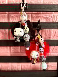 🎃 Limited Edition Nightmare Before Christmas Patchwork Keychains Set 🎃