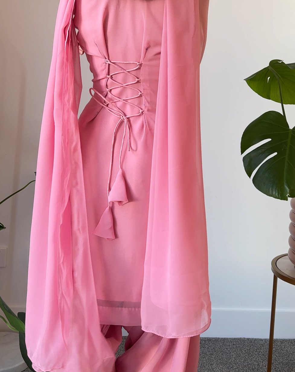 Image of Gulabi Cascade Three Piece Set 