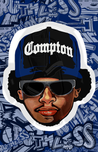 "EASY-E" 24" x 36" PRINT • ORIGINAL PAINTING By: SAVO888