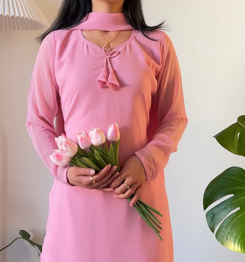 Image of Gulabi Euphoria Three Piece Set 