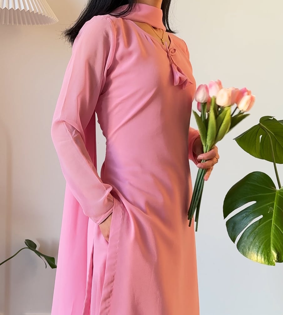 Image of Gulabi Euphoria Three Piece Set 