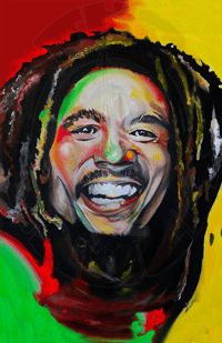 MARLEY 24" x 36" PRINT • ORIGINAL PAINTING By: SAVO888